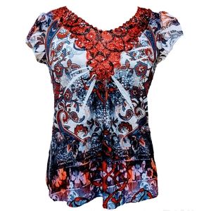3/$15 Apt 9 BOHO Blouse (XSmall)